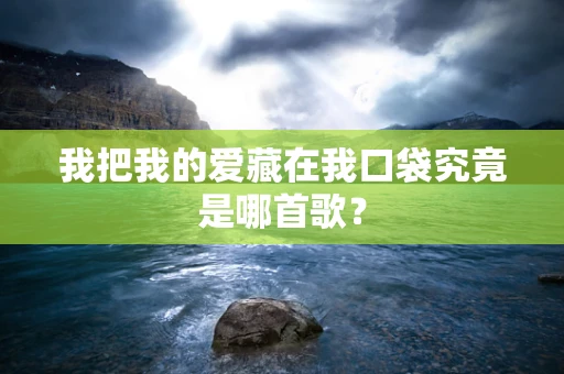 我把我的爱藏在我口袋究竟是哪首歌？