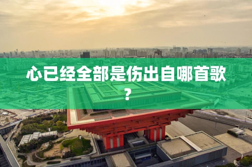 心已经全部是伤出自哪首歌？