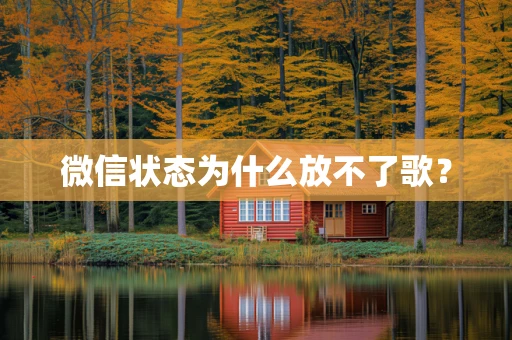 微信状态为什么放不了歌？