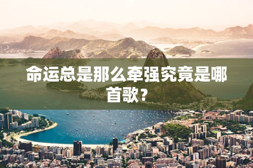 命运总是那么牵强究竟是哪首歌？