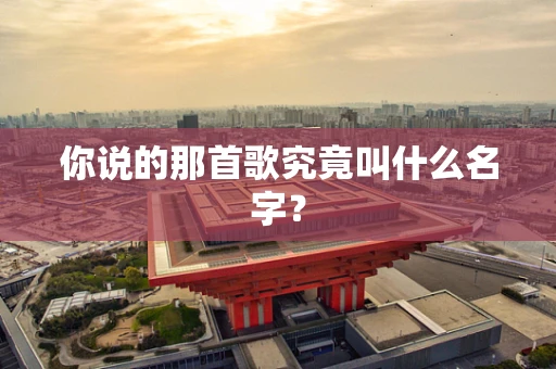 你说的那首歌究竟叫什么名字？