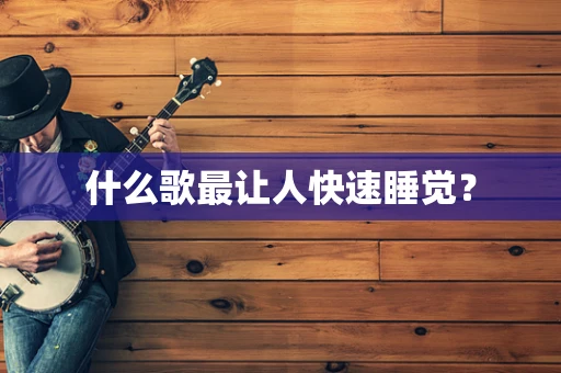 什么歌最让人快速睡觉？