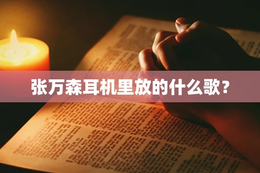 张万森耳机里放的什么歌？