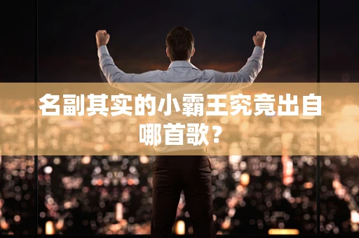 名副其实的小霸王究竟出自哪首歌？