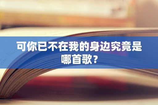 可你已不在我的身边究竟是哪首歌？