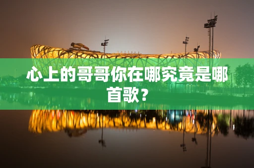 心上的哥哥你在哪究竟是哪首歌？