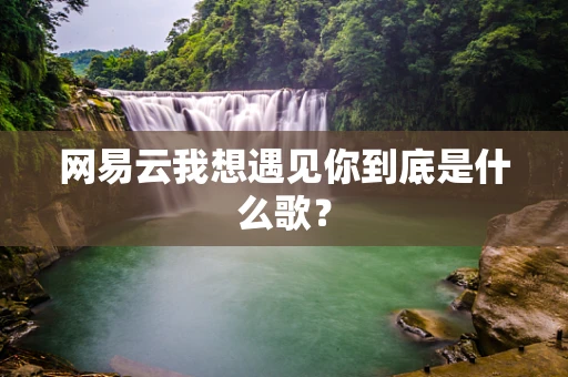 网易云我想遇见你到底是什么歌？