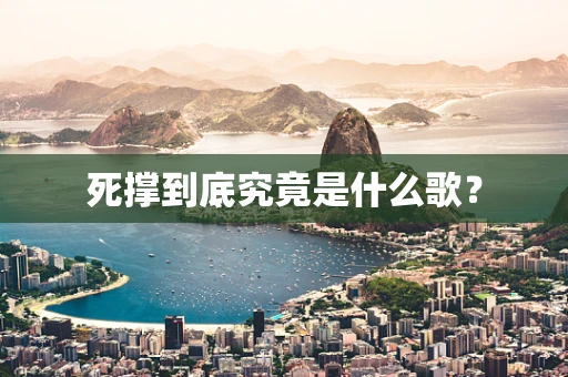 死撑到底究竟是什么歌？