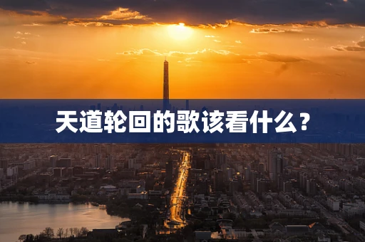天道轮回的歌该看什么？