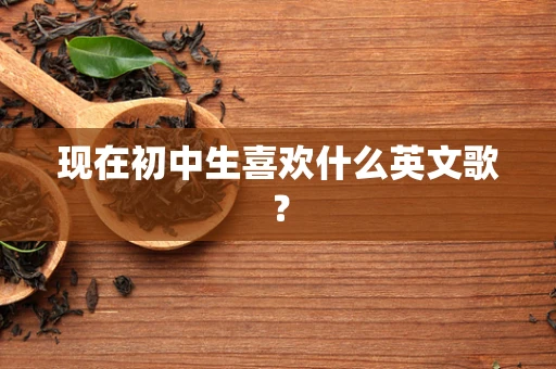 现在初中生喜欢什么英文歌？