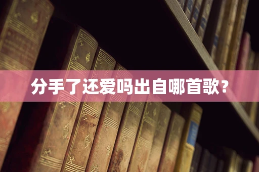 分手了还爱吗出自哪首歌？