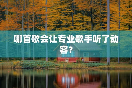哪首歌会让专业歌手听了动容？