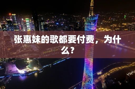 张惠妹的歌都要付费，为什么？