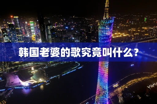 韩国老婆的歌究竟叫什么？