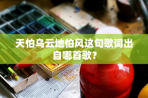 天怕乌云地怕风这句歌词出自哪首歌？