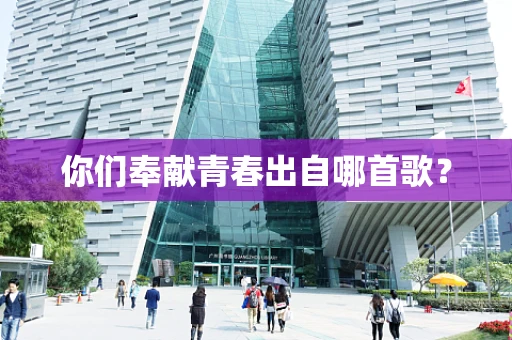 你们奉献青春出自哪首歌？