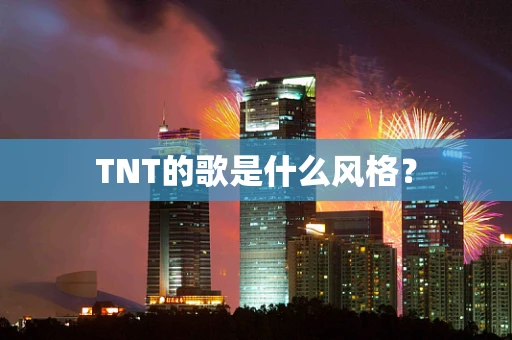 TNT的歌是什么风格？