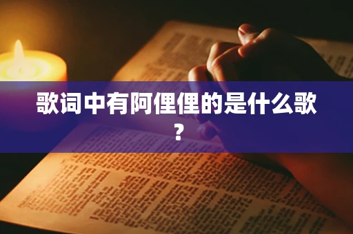 歌词中有阿俚俚的是什么歌？