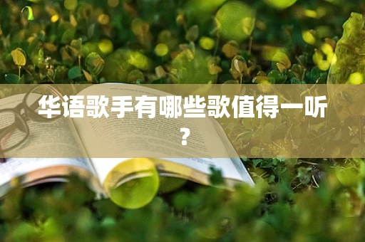 华语歌手有哪些歌值得一听？