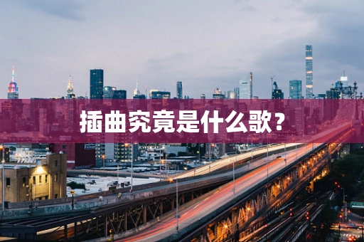 插曲究竟是什么歌？