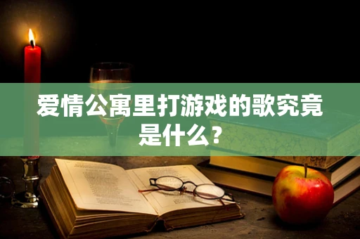 爱情公寓里打游戏的歌究竟是什么？