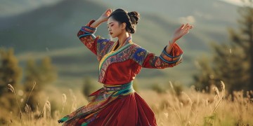 蒙古女人跳的舞配的是什么歌呢？