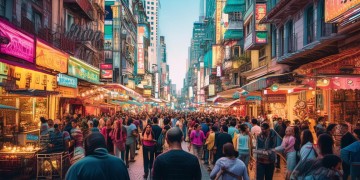 热闹的街出自哪首歌？