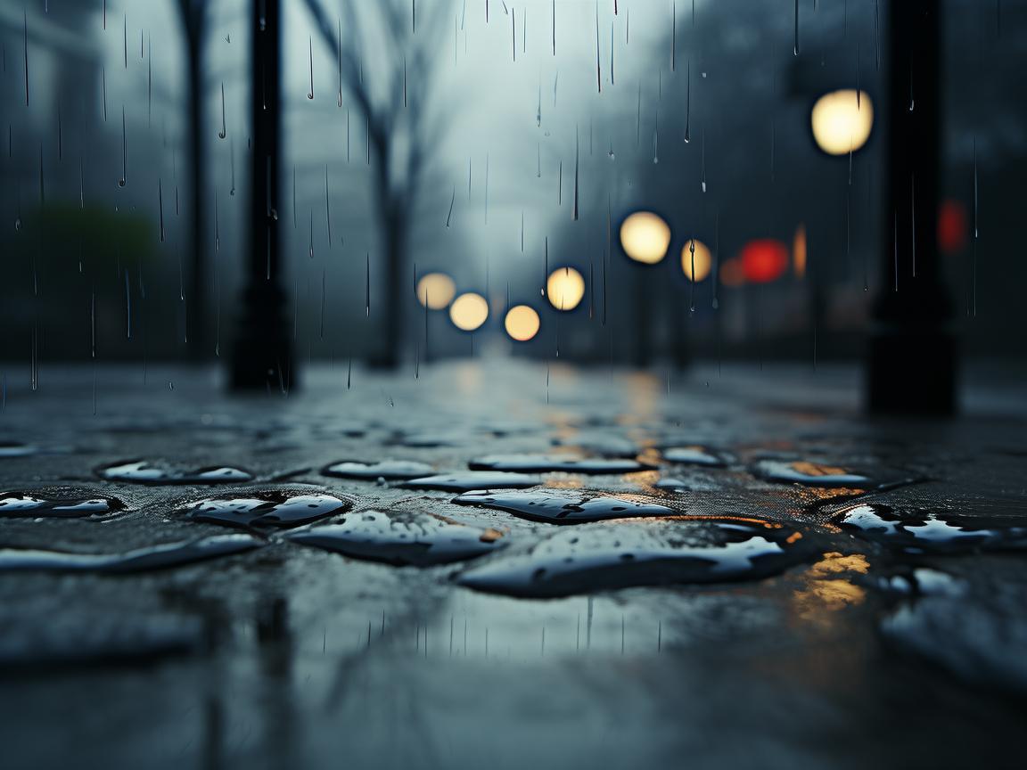 天在下雨而我在出自哪首歌？